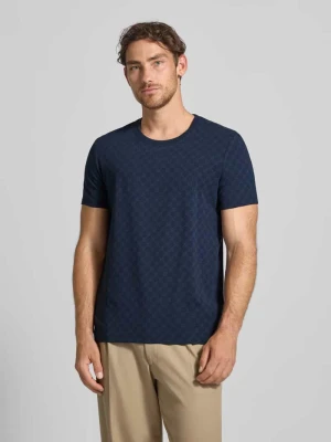 T-shirt męski JOOP! Collection;Mieszanka bawełny z dodatkiem streczu;Prosty krój;Okrągły dekolt z prążkowanego ściągacza;;Długość tyłu w rozmiarze M: 68 cm