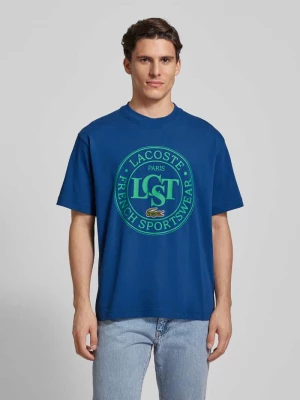 T-shirt z okrągłym dekoltem Lacoste