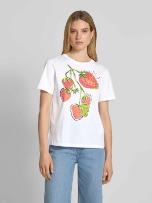 T-shirt z okrągłym dekoltem Marc Cain