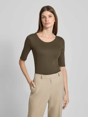 T-shirt z okrągłym dekoltem Marc Cain