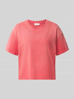 t-shirt z okrągłym dekoltem model 'AFOMA' American Vintage Czerwony