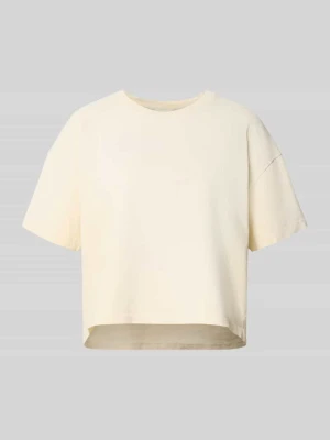 t-shirt z okrągłym dekoltem model 'AFOMA' American Vintage Écru