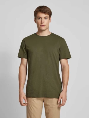 T-shirt z okrągłym dekoltem model ‘ASPEN’ Selected Homme