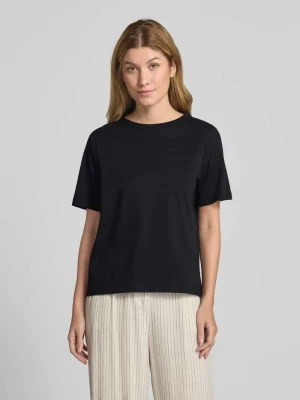 T-shirt z okrągłym dekoltem model ‘ASSIA’ Selected Femme