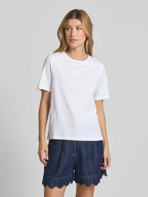 T-shirt z okrągłym dekoltem model ‘ASSIA’ Selected Femme