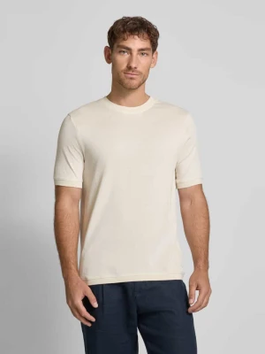 T-shirt z okrągłym dekoltem model ‘Badi’ CINQUE