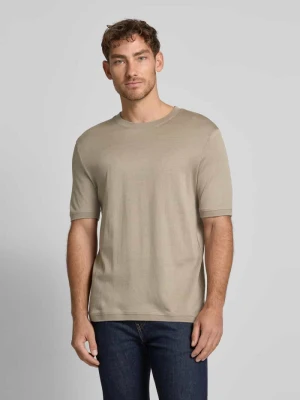 T-shirt z okrągłym dekoltem model ‘Badi’ CINQUE