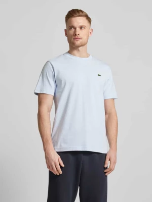 T-shirt z okrągłym dekoltem model ‘BASIC’ Lacoste