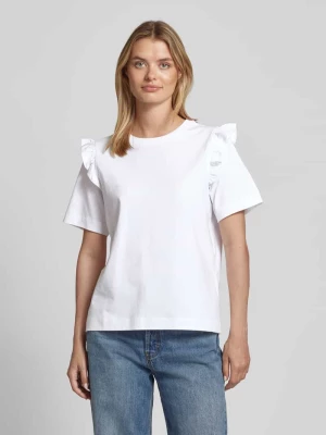 T-shirt z okrągłym dekoltem model ‘CECILIEE’ Selected Femme