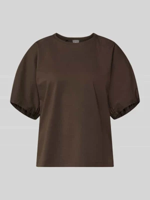 t-shirt z okrągłym dekoltem model 'CELLULA' MM by Max Mara