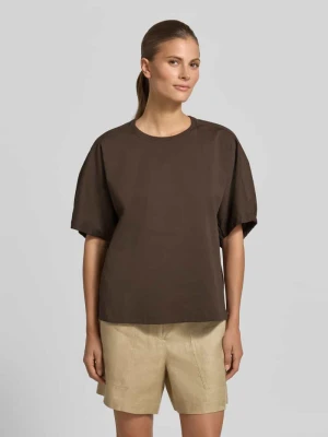 t-shirt z okrągłym dekoltem model 'CELLULA' MM by Max Mara