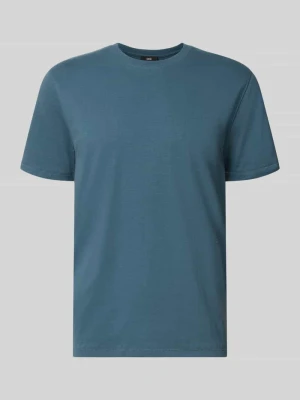 T-shirt z okrągłym dekoltem model 'CIDANI' CINQUE Petrol