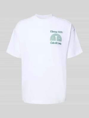T-shirt z okrągłym dekoltem model ‘CLUB DI CORSA’ Ellesse