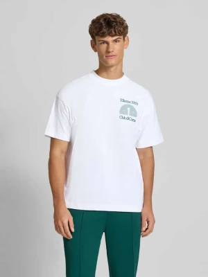 T-shirt z okrągłym dekoltem model ‘CLUB DI CORSA’ Ellesse