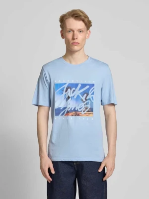 T-shirt z okrągłym dekoltem model ‘COLTON’ jack & jones