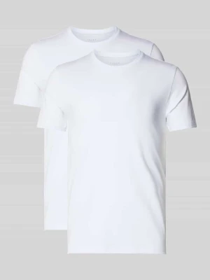 T-shirt z okrągłym dekoltem model 'Daily Comfort' Falke Biały