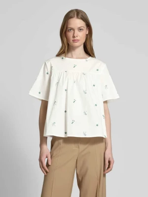 T-shirt z okrągłym dekoltem model ‘EDITTA’ Weekend Max Mara