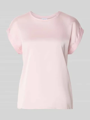 T-shirt z okrągłym dekoltem model „ELLETTE” Vila