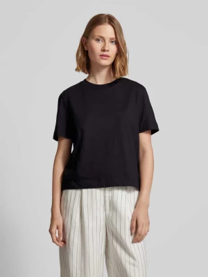 T-shirt z okrągłym dekoltem model ‘ESSENTIAL’ Selected Femme