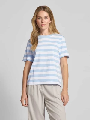 T-shirt z okrągłym dekoltem model ‘ESSENTIAL’ Selected Femme