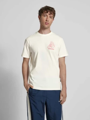 T-shirt z okrągłym dekoltem model ‘Eternal Pizza’ Dedicated