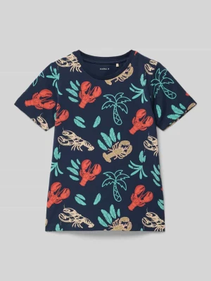 T-shirt z okrągłym dekoltem model ‘FELEN’ name it