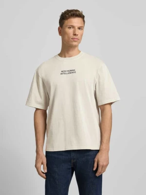 T-shirt z okrągłym dekoltem model ‘Gary’ Wood Wood