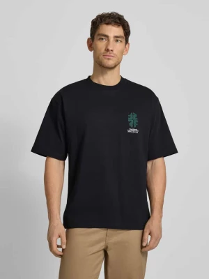 T-shirt z okrągłym dekoltem model ‘Gary’ Wood Wood