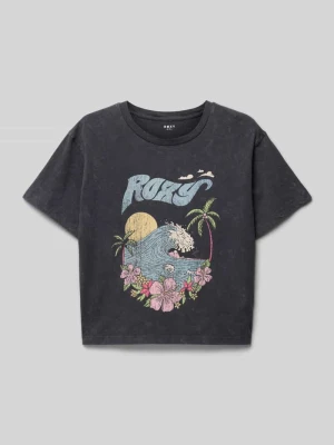 T-shirt z okrągłym dekoltem model ‘GONE TO CALIFORNIA’ Roxy