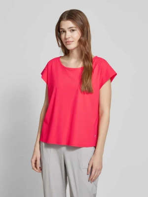 T-shirt z okrągłym dekoltem model ‘GRIT’ RAFFAELLO ROSSI