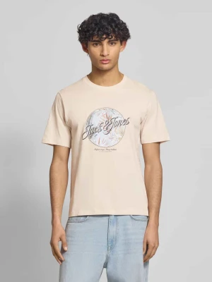 t-shirt z okrągłym dekoltem model 'HONOLULU' jack & jones