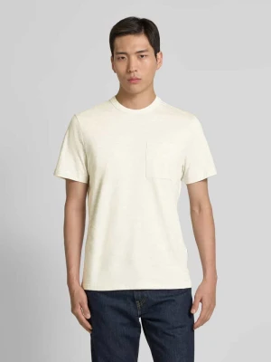 T-shirt z okrągłym dekoltem model ‘JASPER’ casual friday