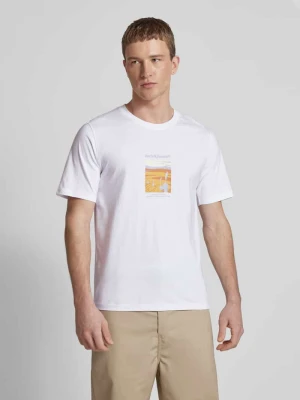 T-shirt z okrągłym dekoltem model ‘JORSPLIT’ jack & jones