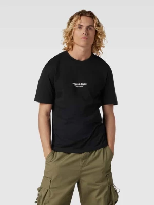 T-shirt z okrągłym dekoltem model ‘JORVESTERBRO’ jack & jones