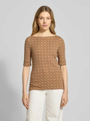 T-shirt z okrągłym dekoltem model ‘JUDY’ Lauren Ralph Lauren