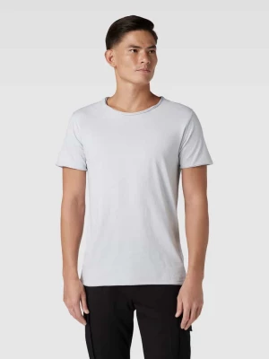 T-shirt z okrągłym dekoltem model ‘Kendrick’ drykorn