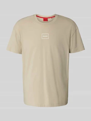 T-shirt z okrągłym dekoltem model ‘Laze’ HUGO