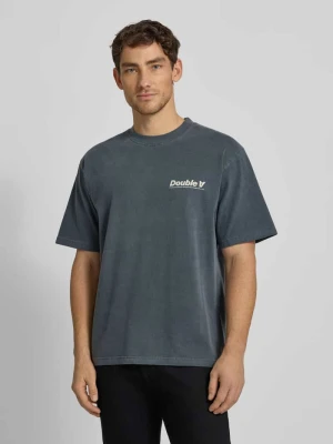 T-shirt z okrągłym dekoltem model ‘Liam’ Wood Wood