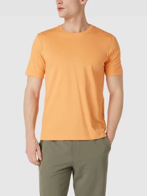 T-shirt z okrągłym dekoltem model ‘Living Shirt’ Hanro