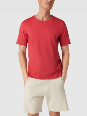 T-shirt z okrągłym dekoltem model ‘Living Shirt’ Hanro
