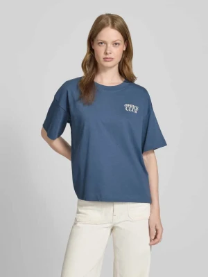 T-shirt z okrągłym dekoltem model 'MONIE OFFICE’ Vila