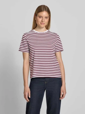 T-shirt z okrągłym dekoltem model 'NORA' Vila