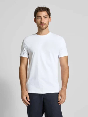 T-shirt z okrągłym dekoltem model ‘Norregaard’ Les Deux