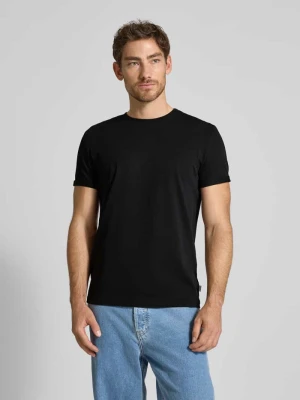 T-shirt z okrągłym dekoltem model ‘Norregaard’ Les Deux