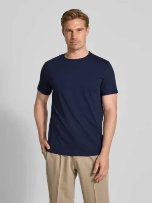 T-shirt z okrągłym dekoltem model ‘Norregaard’ Les Deux