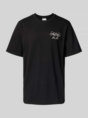 T-shirt z okrągłym dekoltem model ‘Orchard’ Les Deux