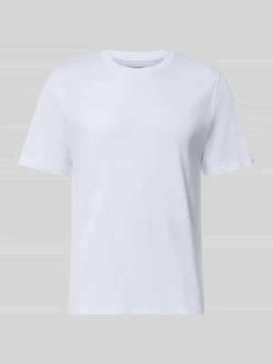 T-shirt z okrągłym dekoltem model 'ORGANIC' Jack&Jones Biały