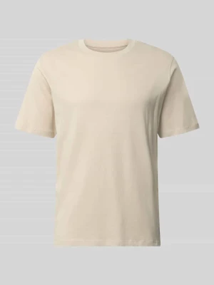 T-shirt z okrągłym dekoltem model 'ORGANIC' Jack&Jones Złamany biały
