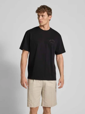 T-shirt z okrągłym dekoltem model ‘Passion’ Les Deux