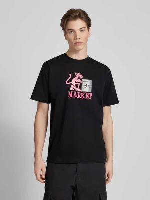 T-shirt z okrągłym dekoltem model ‘PINK PANTHER’ MARKET